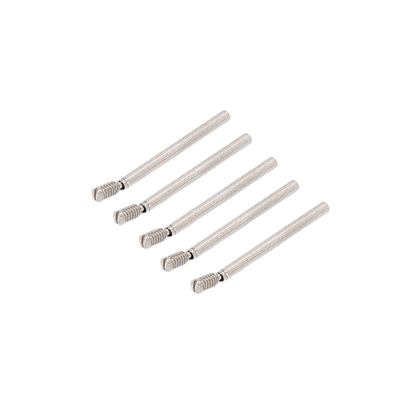 5 st Klockarmbands Skruvstift Professionell Klockarmbands Skruvrör Reparationsverktyg Tillbehör för Urmakare 0.50 X 0.05in M0.06in