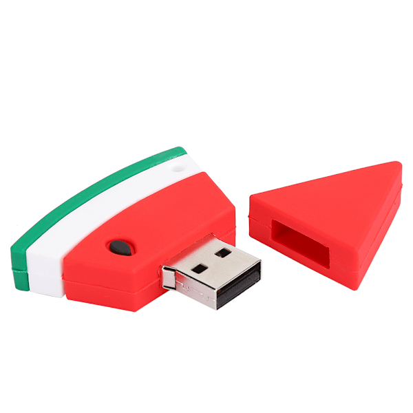 Sarjakuva U-levy PVC Pieni USB Vesimeloni Kuvio Muistitikku Söpö Muistitikku 32G