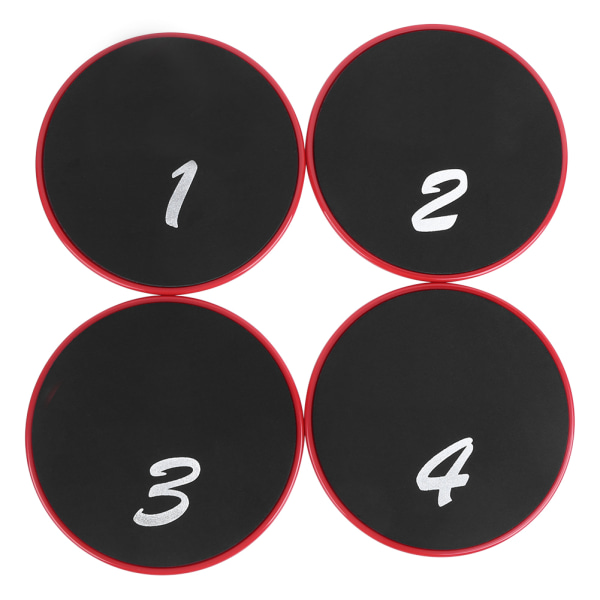 4st/ Set Fitness Gliding Discs Koordinat Förmåga Träning Balansering Slider Plate