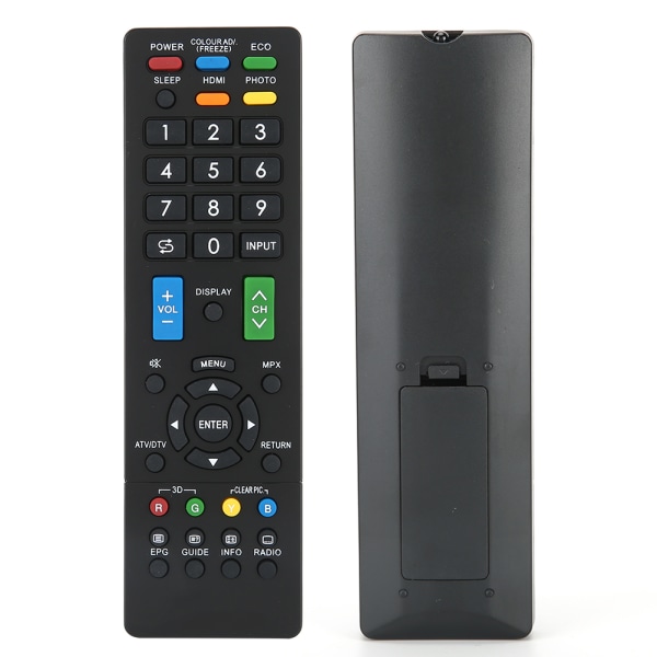 ABS Tålig Svart Fjärrkontroll för TV TV-fjärrkontroll Tillbehör för Sharp RM L1238