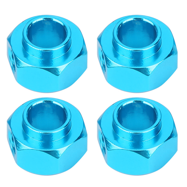 Aluminiumlegering Hex Hub Udvidelsesstykke Tilbehør til Traxxas/TRX4 1/10 RC Modelbil Blå