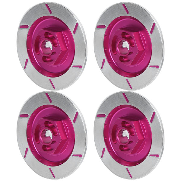 Aluminiumslegering Simulert Bremseskive Tilbehørsdeler Passer for HSP 94123 1:10 RC Bil Rosa