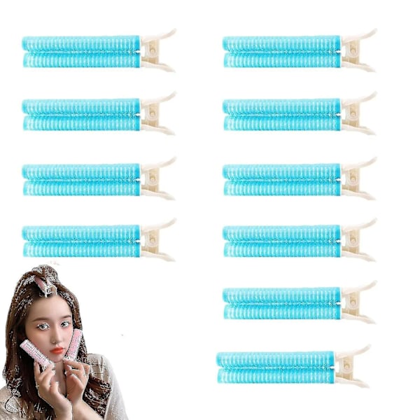 Volumizing Hair Root Clips - Set of 10, Blue