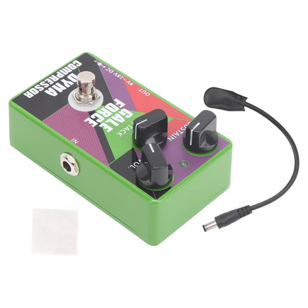 Compressor Pedal Elektrisk Guitar Kompression Effekt True Bypass Enkelt Blok Enhed