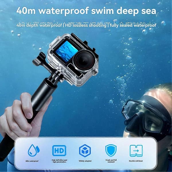 STARTRC 40M Waterproof Case for DJI Osmo Action 5 Pro/4 Underwater Diving Protective Shell Action Camera Accessories