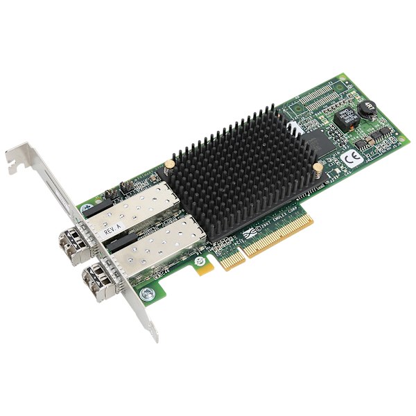 För EMULEX LPE12002 FC HBA PCle 2.0 8G PCl E Dual Port Fiber Channel-kort HBA-kort