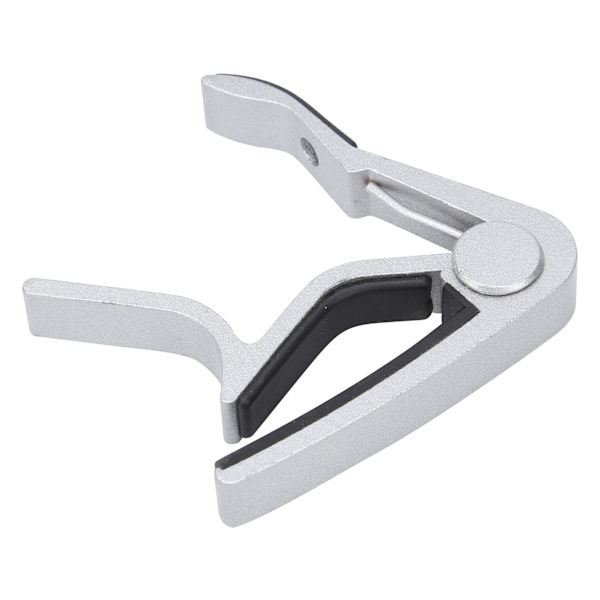 1 st Gitarr Capo 5 st Celluloid Plektrum Zinklegering Stränginstrument Reparationstillbehör (Silver)