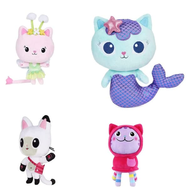 Gabby's Dollhouse Pehmolelu Mercat Sarjakuvanukke W