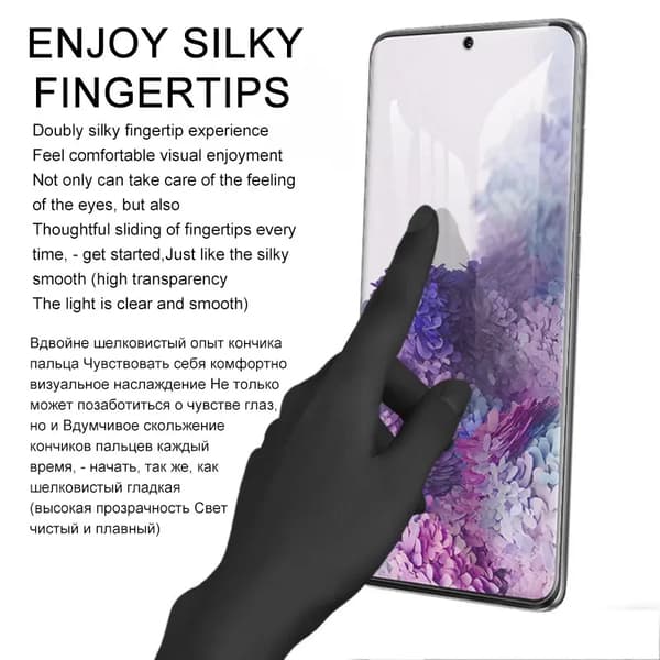4-pack hydrogelfilm kompatibel med Samsung Galaxy S23 S20 S21 S22 S24 Plus skärmskydd Note 10 Plus Note 10 Plus[ALM] Note 10 Plus Hydrogel Film
