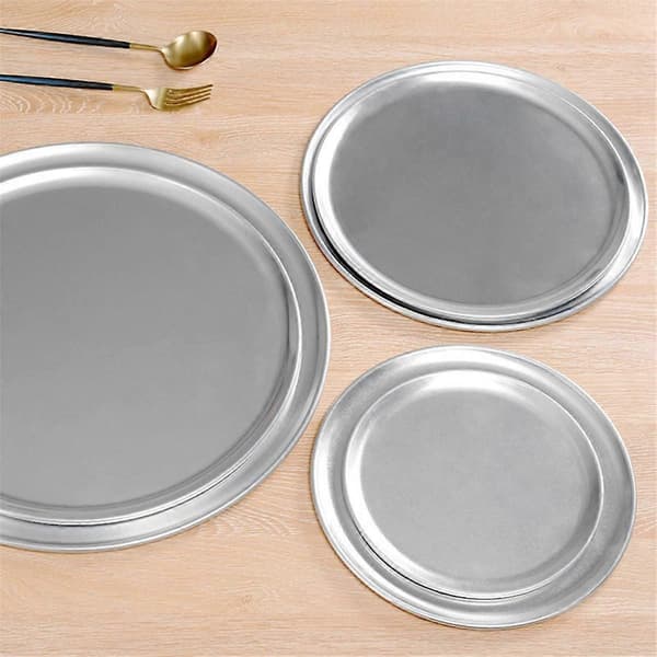 Pizzapande/bakke, smal kant, aluminium, 12 tommer