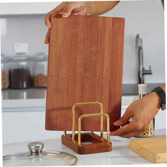 Dish Rack - Cutting Board Holder - Solid Wood Storage Rack - Perfect for the Home Kitchen