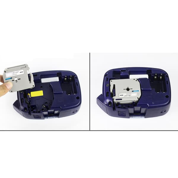 2 Pcs 12mm Black on White Label Printer Tape Strong Adhesive Anti-Falling Replacement for M K231 Thermal Label Printer Tape
