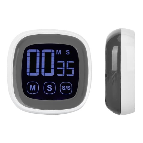 Digital Kitchen Timer Large Screen Loud Alarm BBQ Countdown Reminders Household Stopwatch with Magnet 0.2