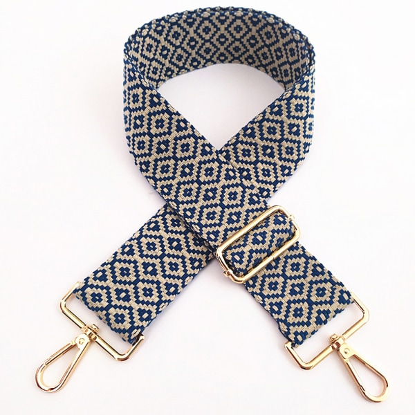 Justerbar taskestrop, skulderrem, bred Blue