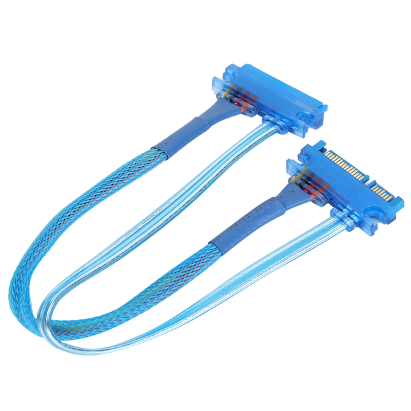 Sata-kabel 7+15Pin Hann til Hunn 22 Pin SSD 3.0 Data Strømforlengelseskabel for Ekstern Harddisk Dataoverføring (30cm)