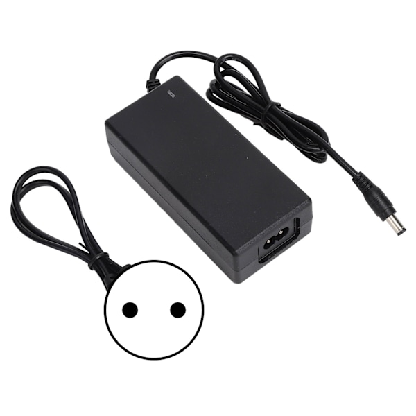 42V 2A Strömadapter DC 5.5mm Hankontakt för 36V Litiumjonbatteri AC 100‑240V 50/60Hz EU-kontakt