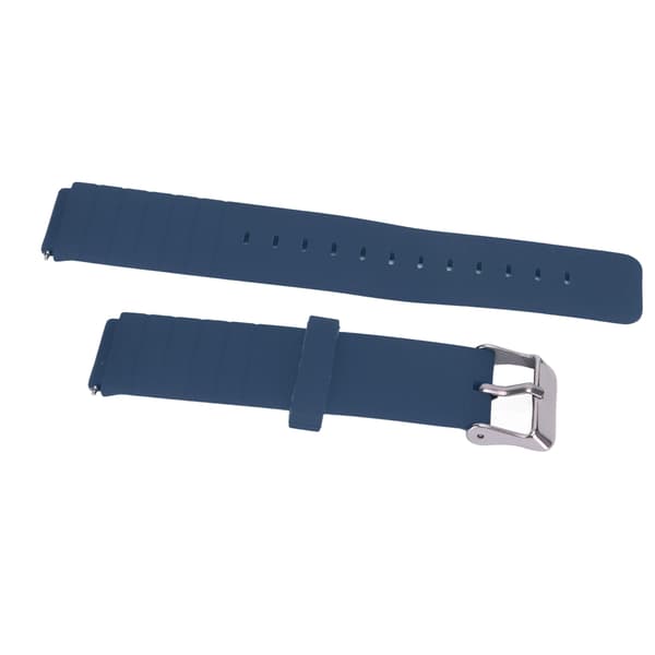Udskiftningsarmbånd Justerbar Blød Quick Release Tilbehør Ur Armbåndsrem til T1 Blå