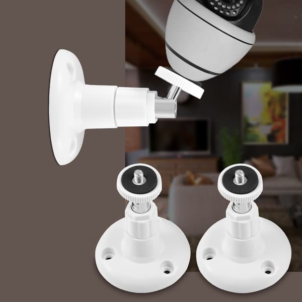 2st 360 Graders Roterbar Säkerhetskamera Inomhus Utomhus Vägg Metallfäste