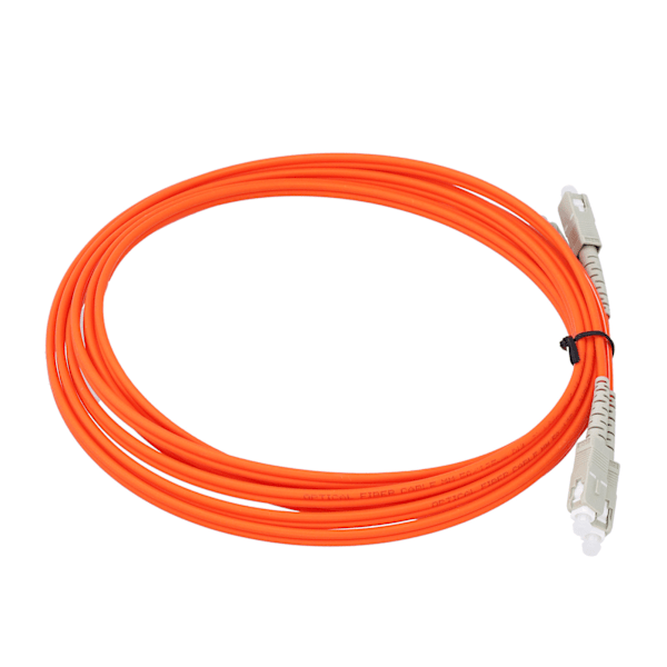 Kuituoptinen kaapeli 50/125μm 3 metriä Multimode Dual‑Core Optinen Patch Cord SC/UPC MM‑DX Tietokonetarvikkeet