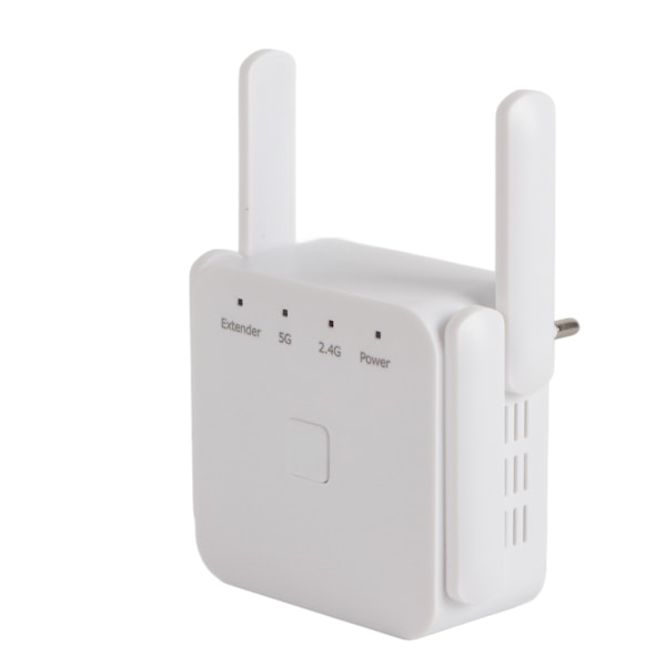 5G WiFi Nätverksförlängare 1200Mbps Överföringshastighet WiFi Signal Förstärkare Lång Distans Trådlös WiFi Repeater 100‑240V
