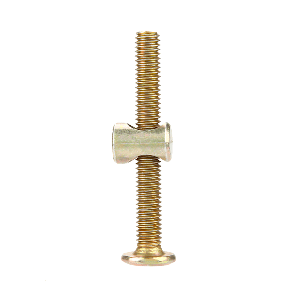 10 st M6 Kolstål 50mm Möbelbultar Med 6mm Cylinderhylsmutter Anslutningsfäste