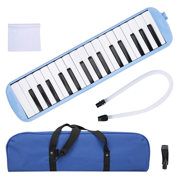 Melodica 32 Kosketin ABS Tuuli Mustavalkoinen Kosketinsoitin Aloittelijan Musiikkiharjoittelusetti
