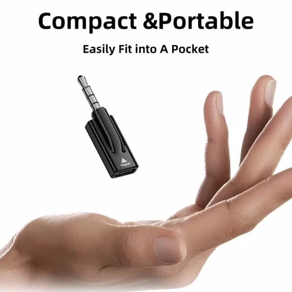 2 stk Type C til 3,5 mm hodetelefonadapter, Type C hunn til 3,5 mm hann hodetelefonadapter