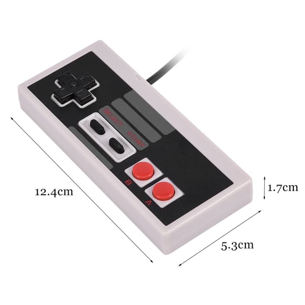 Erstatnings kablet spillkontroller Gamepad Håndtak for Nintendo NES Classic Console