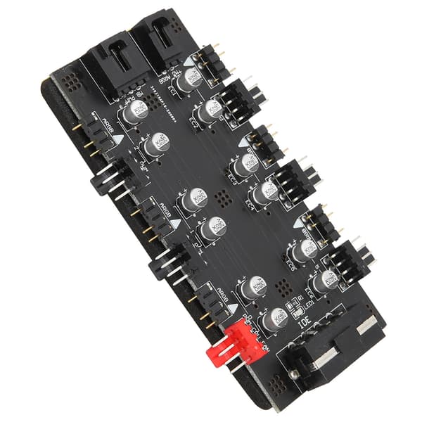 6-vejs Splitter Hub 4PIN PWM Hastighedsregulering 3PIN ARGB Lysstyring Ekspansionskort IDE Interface