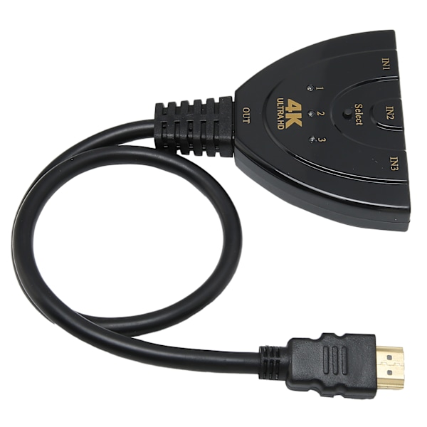 HighDefinition Multimedia Interface 4K Switcher 3 Ind 1 Ud 4Kx2K Switcher Splitterkabel Splitter