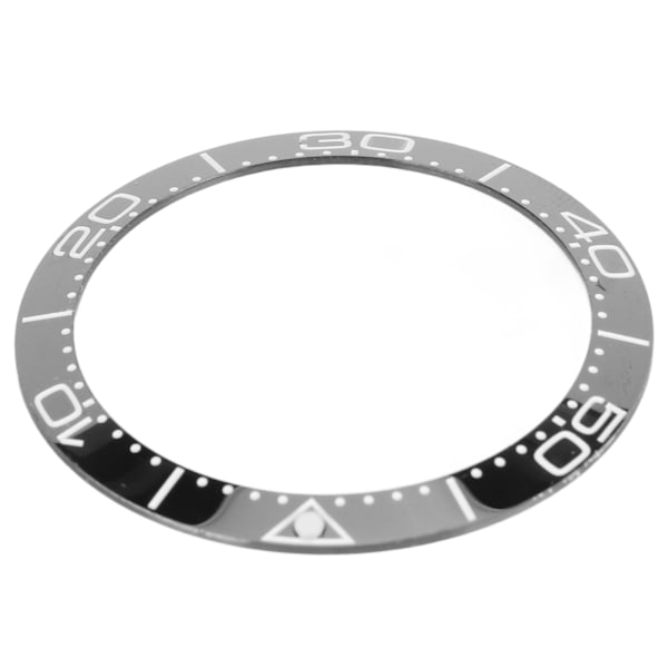 Keramisk Klockring Professionell 38mm Klockringsinlägg Ersättningsdelar Tillbehör för Urmakare Svart Bas Vit Siffra