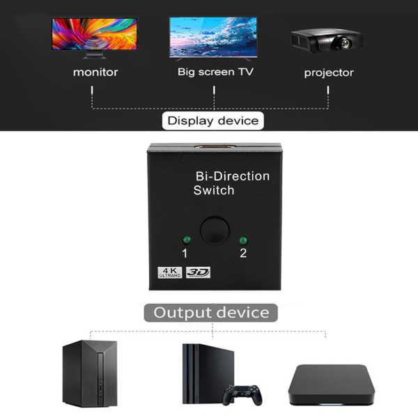 HDMI High Definition Tovejs Splitter Bidirectional Distributor Switcher Sort
