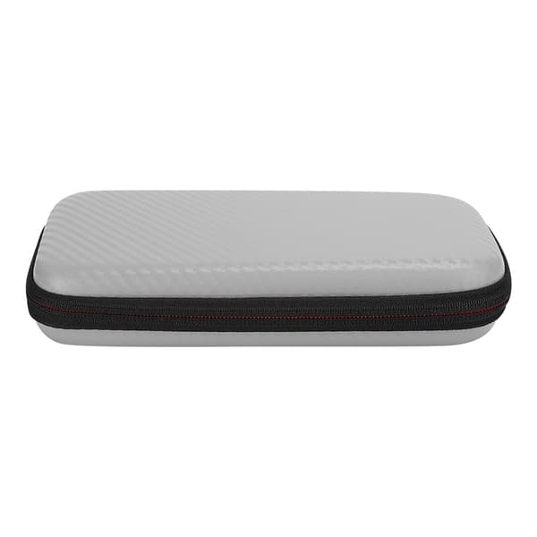 Bärbar Grassmat Grain Game Machine Förvaringsväska Skyddsfodral Tillbehör för Nintendo Switch Litegrå