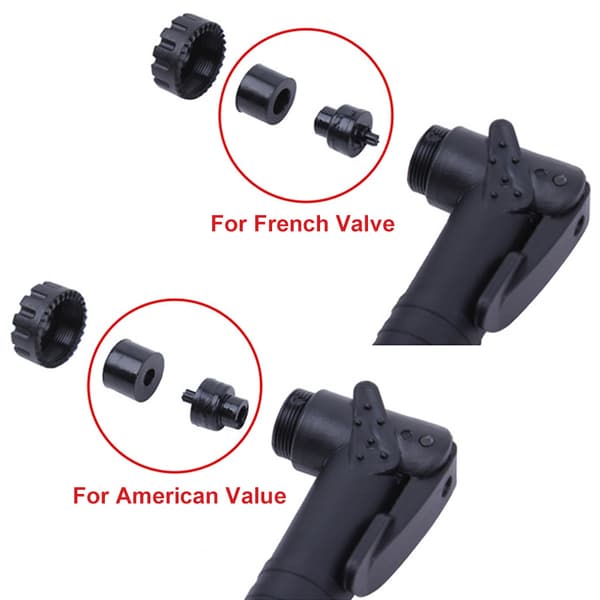 Cykeldäck Luftpump Bärbar Nylon Mini 120 PSI Inflator