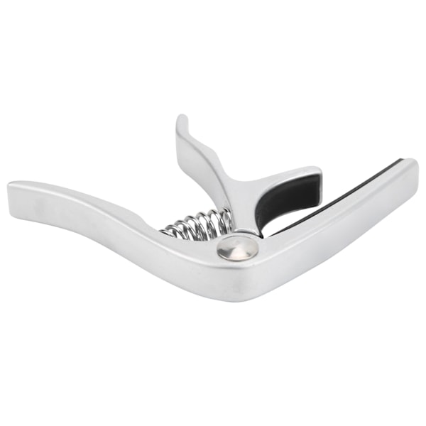 CP‑08 Zinklegering och Silikon Lättviktigt Gitarr Ukulele Capo Musikinstrument Tillbehör Matt Silver