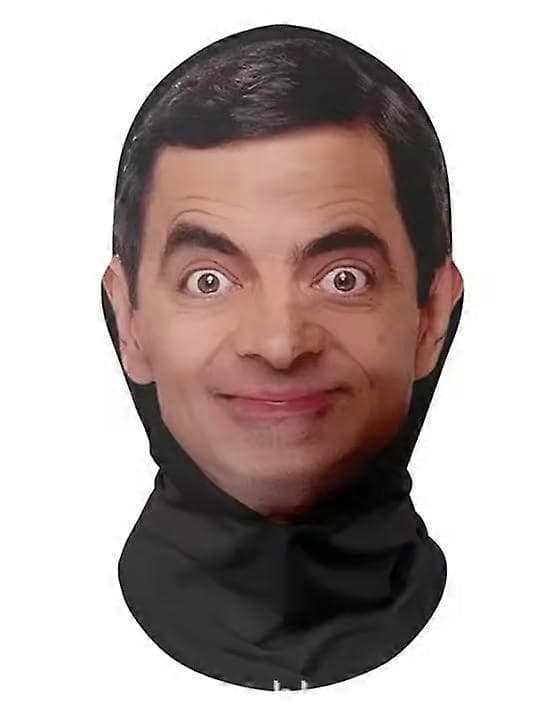 Rowan Atkinson skimaske sjov kendisbalaclava gave sort[BEMS]