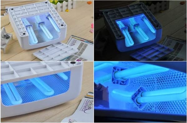 6-pack Replacement Electronic 9W U-shaped 165nm Lamp for Nail Dryer UV Lamp - Not an Induction Lamp
