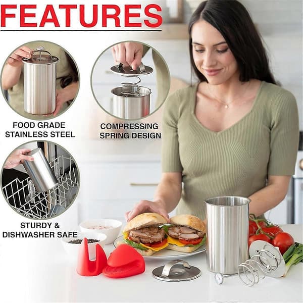 Lunch Meat Press Form for Meat - Homemade Ham Maker