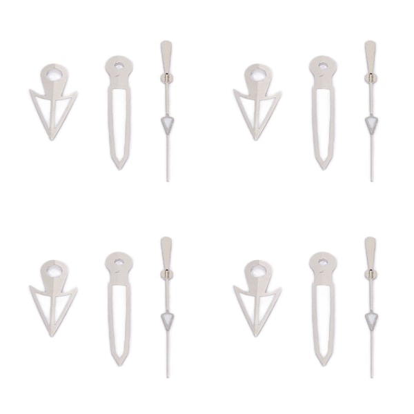 10 kpl Setti Kellon Osoitin Kellon Viisarit Tunti Minuutti Sekunti Luminoivat Kellon Koneiston Muokkausosat NH35 NH36 SK-24