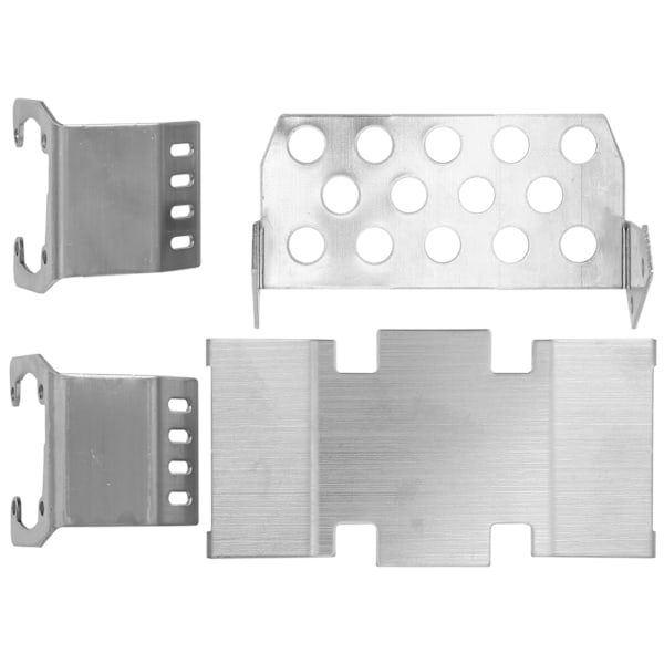 4 st Chassiepansar för Axelskyddsplatta för RC Crawler för Axial SCX10 II 90046 90047