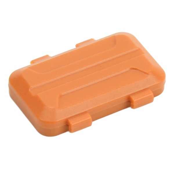 RC Sidoverktygslåda Professionell Hög Simulation RC Bil Verktygslåda för AXIAL SCX24 1/18 1/24 RC Bil Orange