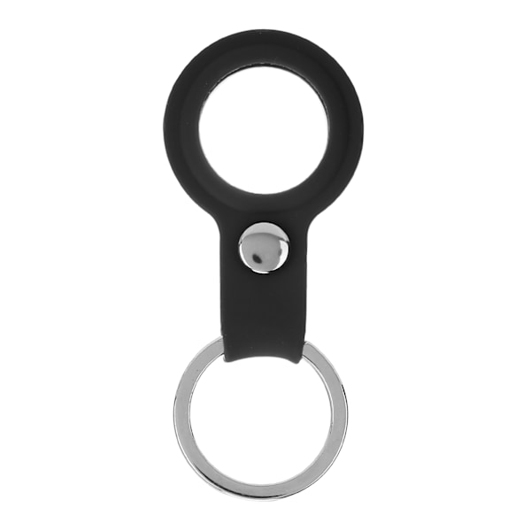Anti-tab Silikone Nøglering Locator Ærme Skal Beskyttende Cover Etui til IOS (Sort)