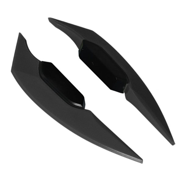 1 Par Motorsykkel Sidevinger Aerodynamisk Ving Spoiler Universal for Motorsykkel Elektriske Sykler Svart