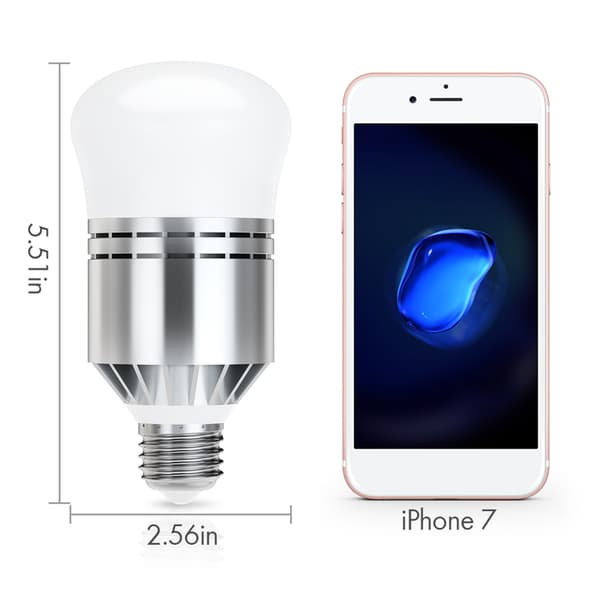 Skumring til daggry lyspærer, Haofy Smart Sensor LED-pære E27 Innebygd fotosensor deteksjon
