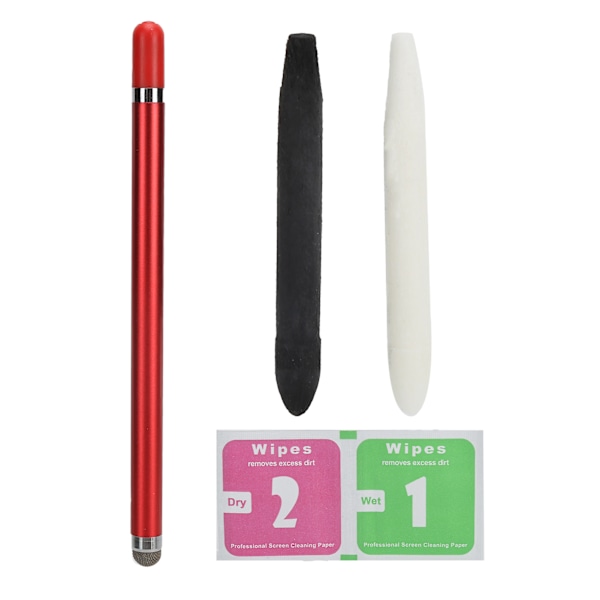 Stylus for IOS/Samsung/HUAWEI/Android Mobiltelefon Nettbrett Læringsmaskin Berøringsskjerm Penn Rød