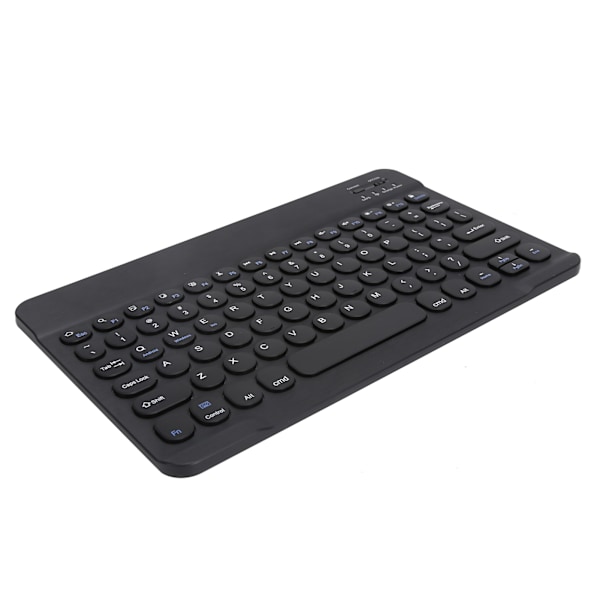 Trådløst Bluetooth-tastatur Nettbrett Smarttelefon Datatilbehør Rund Kappe 10tommer Svart