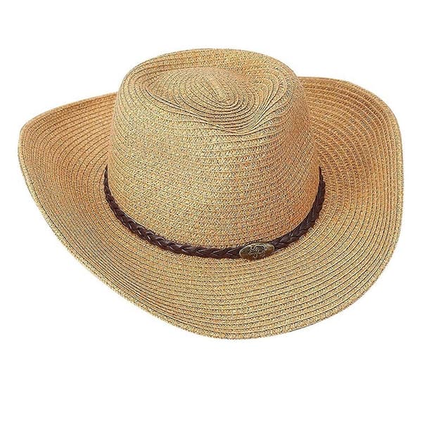 Khaki cowboy-olkahattu
