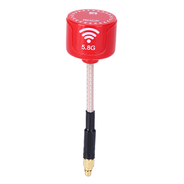 5.8Ghz 3dBi LHCP High Gain Antenne til FPV Racing Drone RC Dele Tilbehør Rød Lige MMCX