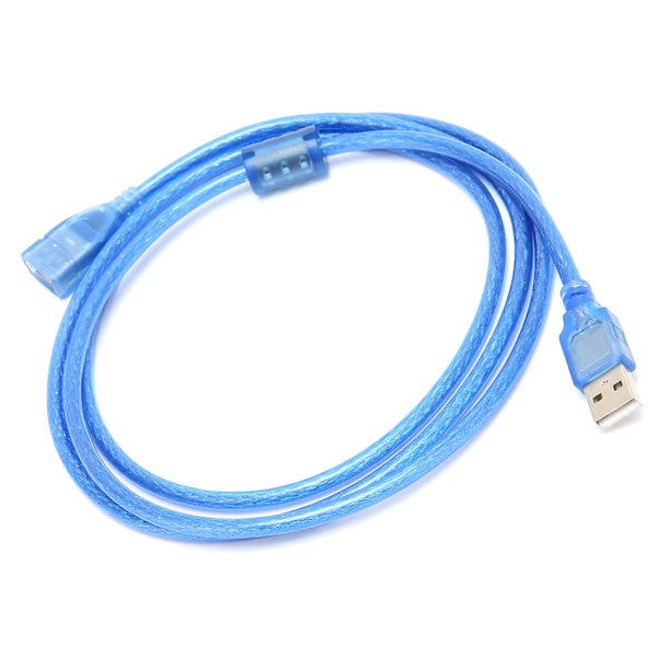 Data Line Hann til Hunn Messing Dobbel Skjerm USB 2.0 Skjøtekabel for Dataoverføring 1.5 Meter