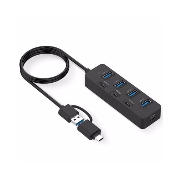 USB C Hub, 7 Port USB 3.0 til USB-C Hub, USB 3.0 Hub